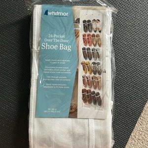 24-pocket over the door shoe bag